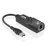 Adaptador USB-C a Ethernet, Tarjeta de Red Gigabit RJ45 de 100 Mbps, Tarjeta de Red LAN con Cable Externa para Windows y Mac OS