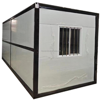 Contenedor Plegable de Panel Sándwich de Acero Expandible y Transpirable, Suministro Directo de Fábrica, con Instalación Rápida para Uso en Oficinas y Campamentos