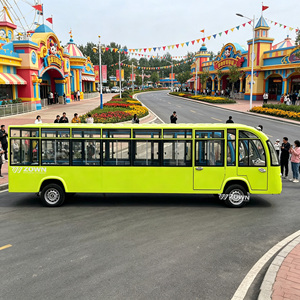 รถบัสไฟฟ้าแบบปิดยาวพิเศษสำหรับนักท่องเที่ยว เสียงเบา เหมาะสำหรับการขนส่งในมหาวิทยาลัยและวิลล่าพักตากอากาศ - Product Image 1
