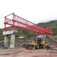 Nuevo diseño Alto rendimiento Último diseño 100t Trussed Type Railway Bridge Launcher Machine
