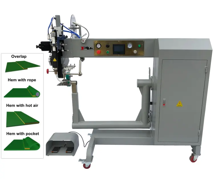 Nahtlose Heißluft versiegelung maschine für die Herstellung flexibler Kanäle