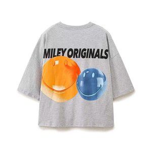 <span class=keywords><strong>T</strong></span>-<span class=keywords><strong>shirt</strong></span> graphique personnalisé en coton motif Smiley Face pour l'é<span class=keywords><strong>t</strong></span>é 2026 - <span class=keywords><strong>T</strong></span>-<span class=keywords><strong>shirt</strong></span> amincissant de créateur pour jeunes, OEM/ODM par l'usine de vêtements chinoise Tops - Product Image 2