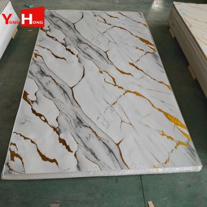 Panneaux muraux PVC UV Yonghong, couleur personnalisée, 1220x2440, 3mm, faciles à nettoyer, pour projets <span class=keywords><strong>de</strong></span> construction, plaques intérieures - Product Image 3