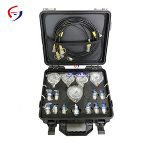 ชุดทดสอบแรงดันไฮดรอลิก,เกจวัด5ตัวสำหรับชุดทดสอบ Stess ของรถขุด - Product Image 1