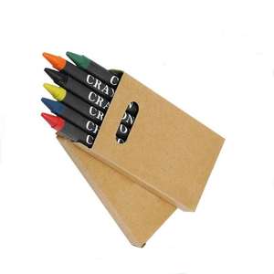 Lot de 4 crayons de cire multicolores dans un sac en cellophane, papier d'emballage - Product Image 5