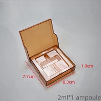 Boîtes à médicaments en plastique imperméables et résistantes à la lumière avec étiquettes personnalisées, 2 ml * 1 ampoule, organisateur d'aiguilles à médicaments