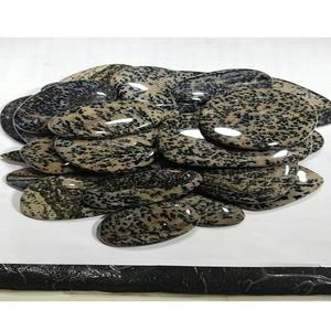 น้ำผึ้งธรรมชาติคุณภาพสูงแบบพรีเมียม ขายส่ง หินเดนไดรต์ทรงคาโบชอง คละแบบ สำหรับทำเครื่องประดับ - Product Image 3