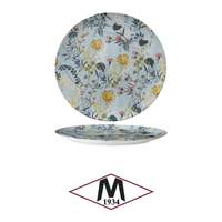 Assiette plate Botanica bleue 32 cm Mod. Monaco M1934