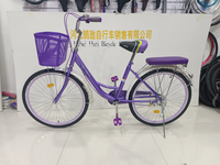 Usine chinoise directe en gros 20 pouces cadre en acier ville équitation fille vélo à vitesse unique de haute qualité