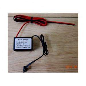 Inversor de Lámina EL de 12 V CC, 0~150 cm2, con Modo de Luz Constante Simple, Bajo Ruido, Entrada de Cable Rojo y Negro para una Conexión Más Fácil - Product Image 4