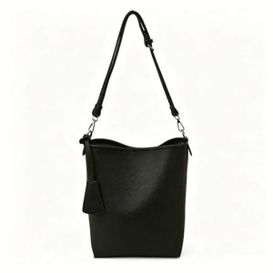 Modern Niche Metal Handle Gold Bar Minimalist Textured Hobo Pouch Set Women Crossbody Bag Bucket <b>Handbag</b> - Product Image 4