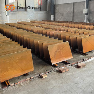 Macetas Modernas de Acero Corten de Gran Tamaño, Forma Cuadrada, Resistentes a la Corrosión, Color Personalizado, Decoración de Jardín para Exteriores - Product Image 5