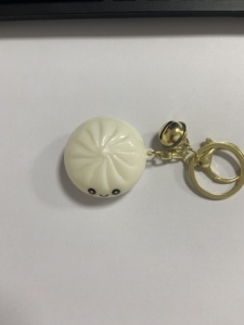 Luminous Plastic Bun Keychain Cute Glowing Dumpling <b>Stress</b> Relief Toy Pendant - Product Image 1