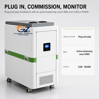 Système de stockage d'énergie solaire tout-en-un avec batterie onduleur 15KW 40KWh LiFePO4 empilable, hybride hors réseau, IP54, prêt à l'emploi