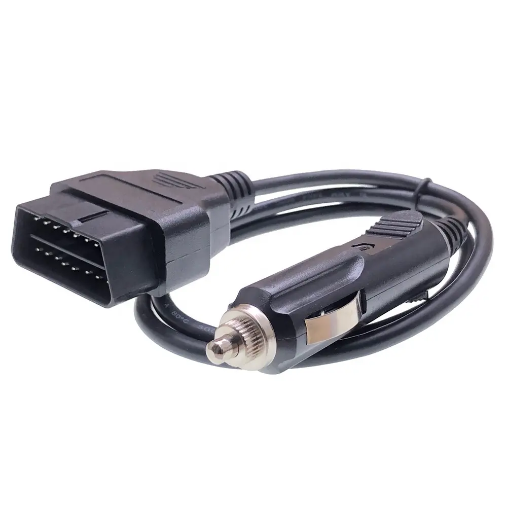 רכב OBD2 רכב ECU חירום אספקת חשמל כבל רכב זיכרון לחסוך כל 12V DC כוח מקור עם מצית כדי OBD כבל