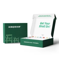 Emballage de luxe personnalisé en carton ondulé écologique coloré avec logo, pour cadeaux, expédition, chaussettes, et pochettes d'expédition gaufrées