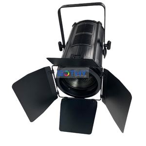 400W LED 유리 프레 넬 렌즈 프로젝션 라이트 전자 줌 RGBW CRI 95 DMX512 무대 조명 제어 - Product Image 1