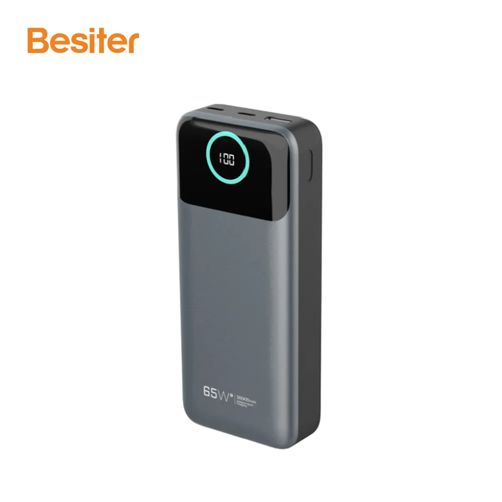 Ban đầu besiter powerbanks 30000mAh siêu công suất lớn 65 Wát nhanh chóng sạc điện thoại di động sạc cho máy tính xách tay ngân hàng điện