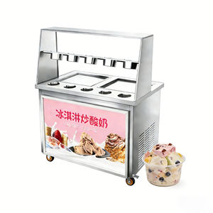 Máquina de Helados en Rollo Portátil Mini para Puestos de Comida Callejera, Congelación Rápida, Fácil Limpieza, Máquina de Helados Comercial de Alta Calidad - Product Image 2