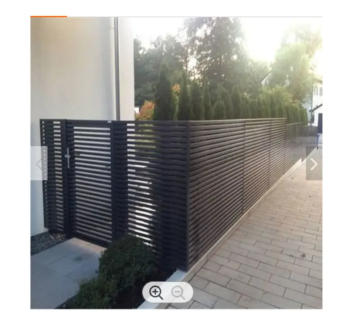 Customized Khu Dân Cư Hiện Đại Retractable Folding Gates Và Hàng Rào Thép Cổng Nhôm Thiết Kế