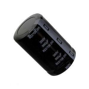 Condensateur à traversée de canal, à montage en surface, en aluminium, 560 µF, 20 %, 350 V, SNAP TH, 560 µF, EET-HC2V561KA - Product Image 1