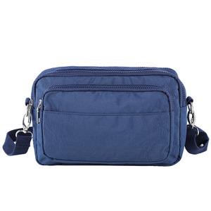 Large Capacity Waterproof Nylon Crossbody Bag For Men <b>Simple</b> Sport Shoulder Storage Bag - Product Image 5