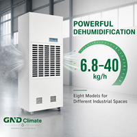 Nouveau déshumidificateur d'air industriel électrique YS-8.8S de 8,8 kg/h avec conception mobile pour entrepôts et serres de 200 à 300 m²