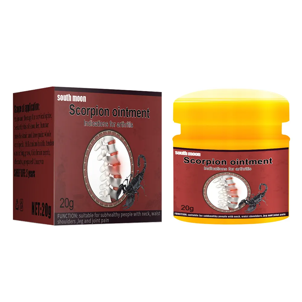 20g Scorpion Venom Analgesic Ointment Relieves Rheumatism Rheumatoid Arthritis And Knee Joint Pain Medical Plaster