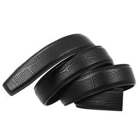 Ceinture en cuir véritable de vachette de luxe pour homme, personnalisable avec logo, largeur 3,5 cm, sangle automatique 110-130 cm
