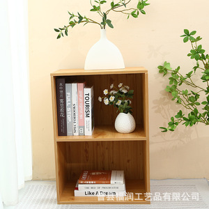 Simple Small Bookshelf <b>Desktop</b> Office Home Floor <b>Shelf</b> Minimalist Bookcase Multi Layer Large Space Storage Rack - Product Image 3