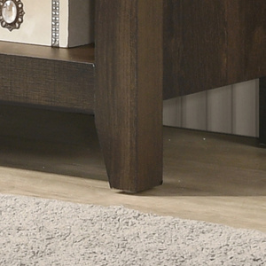 DB Benito ขาตั้งทีวีหรูหรา70 "ชั้นวางเปิด MDF สีน้ำตาลฝุ่นเข้มและสายเคเบิลสำหรับบ้านตู้ทีวีหรือคอนโซล - Product Image 4