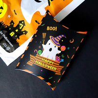 Offre Spéciale : Dossiers en Carton Recyclable pour Bonbons, Biodégradables, Écologiques, Portables, Motif Citrouille de Dessin Animé pour Halloween