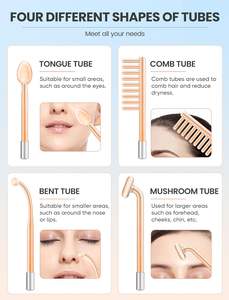 Mesin tongkat terapi kulit portabel, alat genggam elektrik frekuensi tinggi untuk pijat jerawat, peremajaan kulit, pengurang kerut - Product Image 5