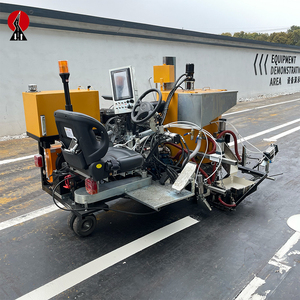 Machine de marquage routier thermoplastique à extrusion par raclette, modèle LXD 3A, petite, à moteur diesel, haute efficacité - Product Image 2