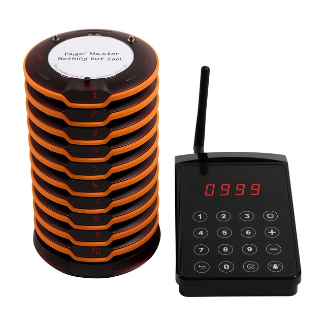 Wireless Calling System Restaurant Guest Queue Pagers Customer Food Truck Church Nursery Clinic Coffee Shop Bar Hospital Cafe