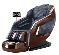 Fauteuil de massage électrique Shiatsu VD-A015 avec rail extra-long, zéro gravité, pour le corps entier, avec massage des pieds par roulement, OEM et ODM
