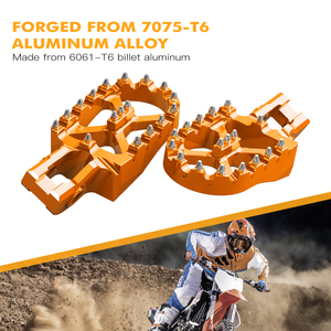 Repose-pieds forgés NICECNC pour motos <span class=keywords><strong>KTM</strong></span> <span class=keywords><strong>125</strong></span> 250 300 450 500 <span class=keywords><strong>SX</strong></span> SXF XC EXC F 2017-2022 <span class=keywords><strong>2023</strong></span> - Product Image 5