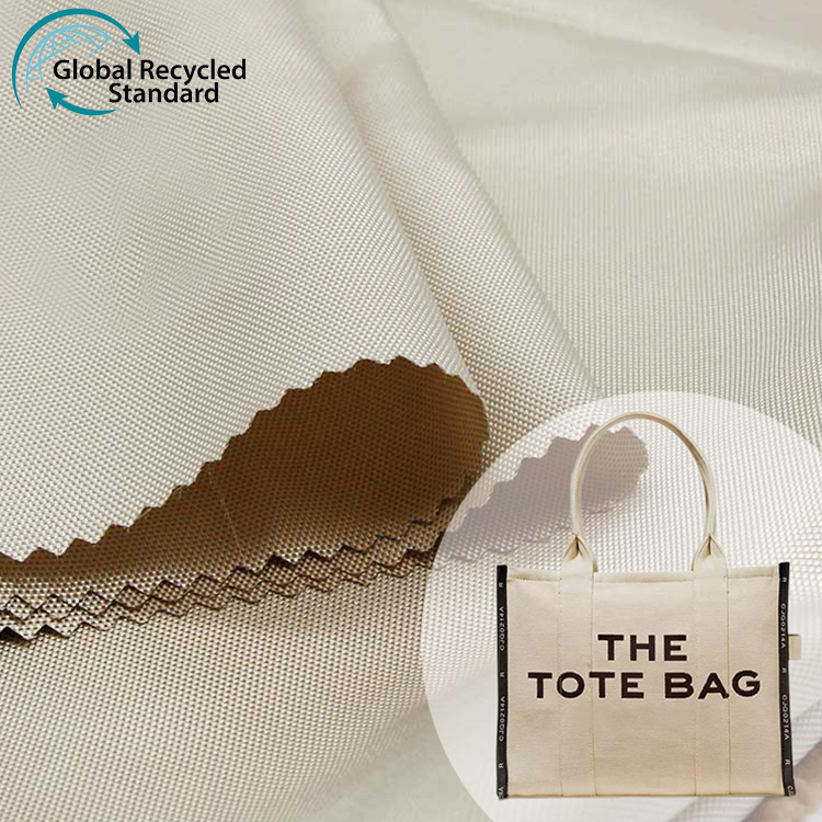 Factory price wholesale 300D 900D 1200D waterproof 210 denier coated oxford recycled nylon fabric tote bag