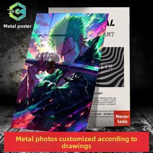 دروبشيبينغ لوحات معدنية مخصصة ملصقات معدنية زخرفية صور معدنية عالية الوضوح - Product Image 1