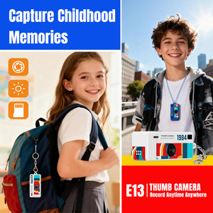 Mini caméra numérique 1080P décorative pour anniversaire, festival, cadeau, petit porte-clés, enregistreur vidéo avec écran de 0,96 pouce et lampe torche - Product Image 4