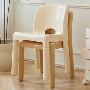 <span class=keywords><strong>เก้าอี้</strong></span>เด็กพลาสติกแบบซ้อนได้พร้อมพนักพิง <span class=keywords><strong>เก้าอี้</strong></span>ดีไซน์ทันสมัยสำหรับห้องเด็กเล่น ห้องนอน ห้องนั่งเล่น <span class=keywords><strong>เก้าอี้</strong></span>นั่งสำหรับเด็กเล็ก - Product Image 3