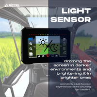 RICOEL Robuste 7 pouces Pass to Pass Précision 20cm Écran tactile IPX7 Étanche Système de navigation GPS pour tracteur Android