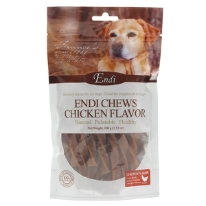 Natural Eco perro cuero crudo sin sabor a pollo a granel <span class=keywords><strong>Chow</strong></span> Twist Strip perro trata aperitivos para mascotas perro FoodStick - Product Image 1