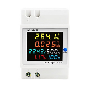 WiFi Power <strong>Meter</strong> Single-<strong>Phase</strong> Din Rail Electricity Monitor <strong>with</strong> Intelligent Switch Voltage &amp; Current Electric Energy <strong>Meter</strong> - Product Image 5