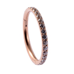 Bijou <span class=keywords><strong>de</strong></span> piercing corporel en acier 316L avec zircon, clicker pour septum, anneau <span class=keywords><strong>de</strong></span> <span class=keywords><strong>nez</strong></span>, anneau <span class=keywords><strong>de</strong></span> tragus, hélix, cartilage, rose - Product Image 3