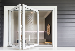 Ventanas plegables de aluminio de bajo consumo, rotura térmica, ventana de doble acristalamiento de impacto, doble acristalamiento, para apertura Horizontal de cocina - Product Image 5