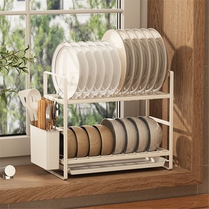Modern Stainless Steel <b>Kitchen</b> <b>Racks</b> Dish Storage Narrow Sink Drain Small Dish <b>Racks</b> Chopsticks Drain Sink - Product Image 3