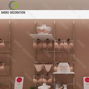 Boutique moderne Présentoir de lingerie en acier inoxydable pour femmes Accessoires de boutique de <span class=keywords><strong>sous</strong></span>-vêtements et soutien-gorge pour la décoration intérieure des magasins - Product Image 4