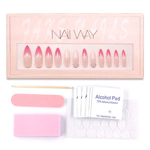 <span class=keywords><strong>Faux</strong></span> <span class=keywords><strong>ongles</strong></span> pointus à pression pour manucure, art de décorer les <span class=keywords><strong>ongles</strong></span>, couleur rose ombré, accessoire de luxe, bijoux, 24/<span class=keywords><strong>2021</strong></span> - Product Image 2