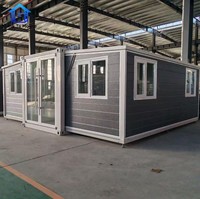 Maison conteneur portable de style hôtelier, prix usine, 10ft 20ft 30ft 40ft, double aile extensible, personnalisation disponible
